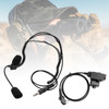 7.1-C8 Rear Mount Big Plug Tactical Headset For Hytera HYT TC-508 TC-510 TC-518