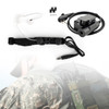 Z-Tactical Throat Mic Adjustable Headset For Hytera HYT TC-446S TC-500 TC-508