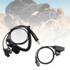 7.1-A3 Transparent Air Tube Headset with Mic For Hytera HYT TC-508 TC-510 TC-518