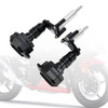 Aluminum Frame Crash Slider Protection Black For Kawasaki Ninja 400 Z400 18-23