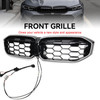 Diamond Gloss Black Front Kidney Grille Mesh Fit BMW 3 Series G20 G28 2023-2024