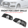 Front Bumper Cover Fog Light Bezel Insert Grill Grille Fit Audi Q7 2016-2019