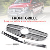 Diamond Front Bumper Grill Grille Fit Mercedes Vito W447 2015-19 GT Stlye