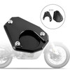 Motorcycle Kickstand Enlarge Plate Pad fit for Husqvarna norden 901 2022-2023 BLK