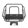 Black Front Rack Carrier Basket For Honda CC110 Cross Cub 110 2023 2024