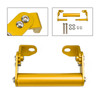 Phone Navigation Bracket Gps Extend Bracket 22Mm Gold For Motorbike Motocycle