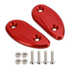 CNC Red Mirror Block Off Plates For Honda CBR 1000 RR CBR1000RR 2008-2023