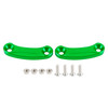 Green mirror delete blanking block off plates fits Kawasaki ZX-10R 2011-2015