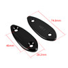 CNC Black Mirror Block Off Plates For Kawasaki Ninja 250 / 300 / 400 / 650 13-22