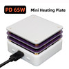 65W Mini Hot Plate PCB Board Soldering LCD Display Soldering Heater Station Option 1