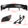 57" 145cm Universal Racing GT Style Down Force Trunk Spoiler Wing Glossy Black
