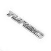 Metal 3D Turbo Logo Car Emblem Badge Sticker Trunk Bumper Decal Silver