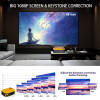 A2000 Mini Portable Projector 1080P Movie Projectors Home Theater Yel US Plug