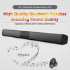 Portable Surround Sound Bar Wireless Subwoofer 4 Speaker TV Home Theater System