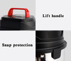 5 Gallon Steel Stainless Wet/Dry Canister Vac Shop Vacuum Cleaner 1800W
