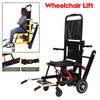 Large Wheel Motorized Climbing Wheelchair Stair Lifting Chair Elevator Disabled