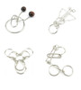 Areyourshop 30pcs Metal Crafts Chinese Ring Puzzle IQ Brain Teaser Kids Educational Toy