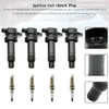 4X Ignition Coil +Spark Plug UF636 For Kia Rio Soul Hyundai Accent Veloster