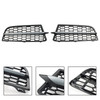 2PCS Front Bumper Fog Light Cover Bezel Grill Grille Fit BMW F20 F21 2011-2015 M Silver