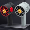 12 Blade Fan Set Violent Turbine Fan Industrial Dust Blower Turbofan Black