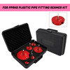 6 Piece 04529 For PPRK6 Plastic Pipe Fitting Reamer Kit For1/2" Drills 