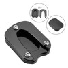 Kickstand Enlarge Plate Pad fit for Meteor 350 2021-2023 black