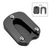 Kickstand Enlarge Plate Pad fit for Meteor 350 2021-2023 black