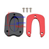 Kickstand Enlarge Plate Pad fit for Meteor 350 2021-2023 red