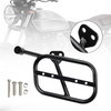 Luggage Rack Side Saddle Bag Mount Bracket Left For Guzzi V9 Bobber Roamer 18-23