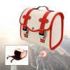 Quick Release Side Saddlebag Tool Bag Luggage Pouch Storage White For Motorbike