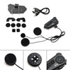 Headset Helmet Bluetooth Earphone Speaker Player Universal Black For Motorcycle