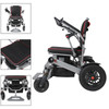 Seniors Compact Portable Airline Approved Electric Wheelchair for Adults Intelligent Power Wheelchairs Lightweight Foldable All Terrain Motorized Wheelchair