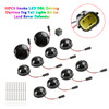 10PCS Smoke LED DRL Driving Daytime Fog Tail Lights Kit for Land Rover Defender