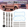 Camshafts Rockers Lifters Kit for Chrysler Dodge Ram 3.6L V6 Pentastar 11-21