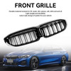 Black Dual Slat Kidney Grille Grill 51138072085 Fit BMW 3 Series G20 2019-2022