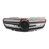 Front Upper Grille Grill Fit Mercedes R230 SL500 SL600 2003-2006 1 Fin Star Black