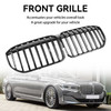 Gloss Black Front Grill Grille Fit BMW 7 Series G11 G12 2019-2022 Single Slat