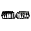 2PCS Gloss Black Front Kidney Grill Grille Fit BMW 2 Series F45 F46 2018-2021