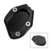 Kickstand Enlarge Plate Pad fit for speed twin 1200 19-21 thruxton 1200/R 16-19 BLK
