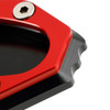 Kickstand Enlarge Plate Pad fit for speed twin 1200 19-21 thruxton 1200/R 16-19 Red