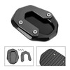 Kickstand Enlarge Plate Pad fit for Ducati Scrambler 400/800/1100 2015-2020 BLK