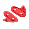 CNC Aluminum Red Mirror Block Off Plates For Yamaha R1 / R1M / R1S 2015-2019