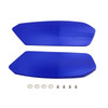 CNC Aluminum Blue Mirror Block Off Plates For Suzuki GSXR1000 GSXR1000R 17-24