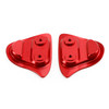 CNC Aluminum Red Mirror Block Off Plates For Yamaha YZF R1 / YZF R1M 2020-2024