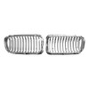 2PCS Chrome Front Kidney Grill Grille Fit BMW 7 Series E38 1994-2001