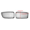 2PCS Chrome Front Kidney Grill Grille Fit BMW 7 Series E38 1994-2001