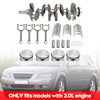 2006-2010 Kia Optima G4KD 2.0L Engine Crankshaft Rods Piston Kit & Bearing Set 23040-2G200, 231112G010, 23510-25030 Generic