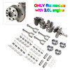 2006-2010 Kia Optima G4KD 2.0L Engine Crankshaft Rods Piston Kit & Bearing Set 23040-2G200, 231112G010, 23510-25030 Generic
