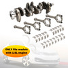 2016 Hyundai Veloster Tech Hatchback 3-Door 1.6L Engine Crankshaft Con Rods & Bearing Set 23041-2B620, 23410-2B600 23510-2B010,231102B610, 603N6-2BU00,Generic
