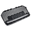 2016-2018 Audi S6 A6 (C7) C7PA RS6 Style Honeycomb Mesh Front Grille Gloss Black Generic